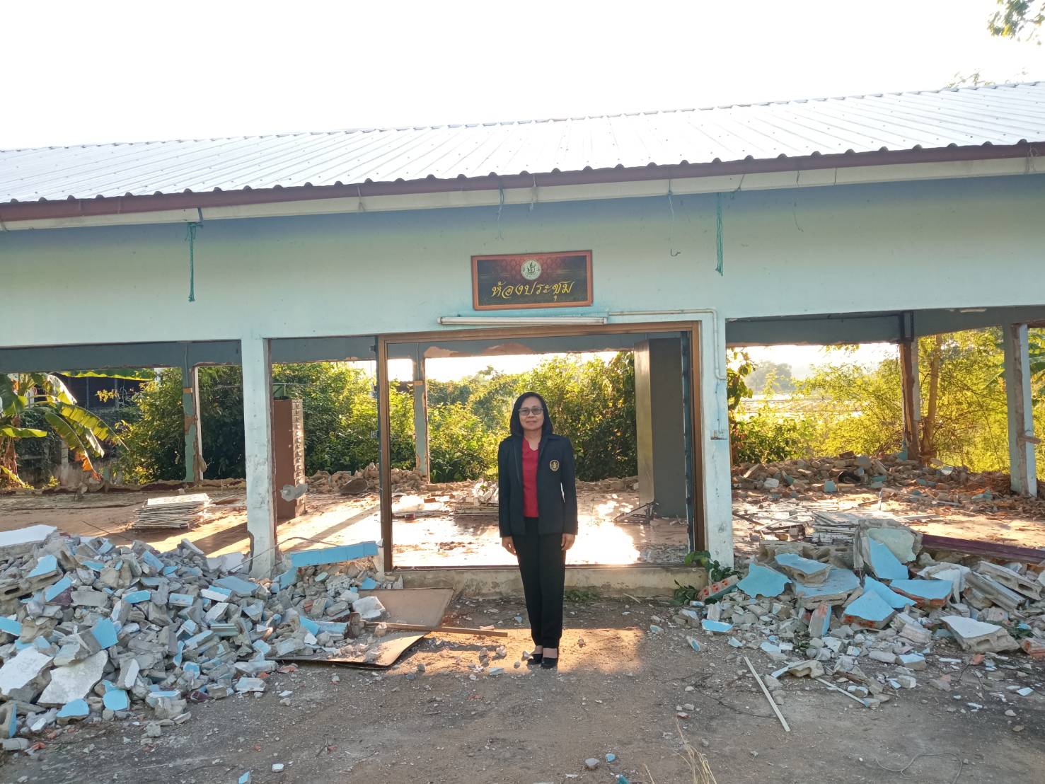 ปรับปรุงอาคารห้องประชุมสำนักงานเกษตร